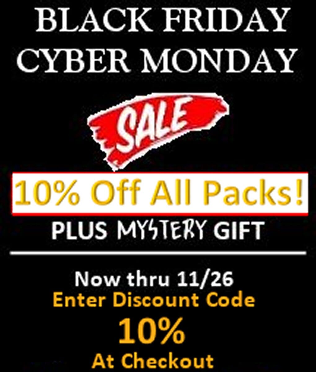 Black Friday Cyber Monday Sale!